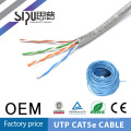 SIPUO alta velocidad cat5e utp 4P 24awg lan cable sólido